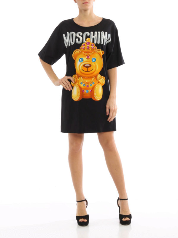 Robe Courte Noir shop online: MOSCHINO