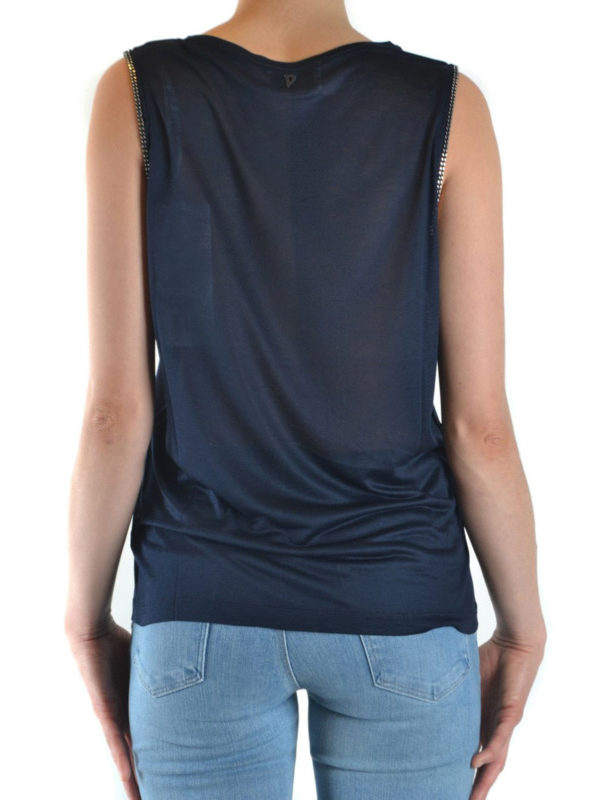 トップ/タンクトップ - ダークブルー shop online: DONDUP