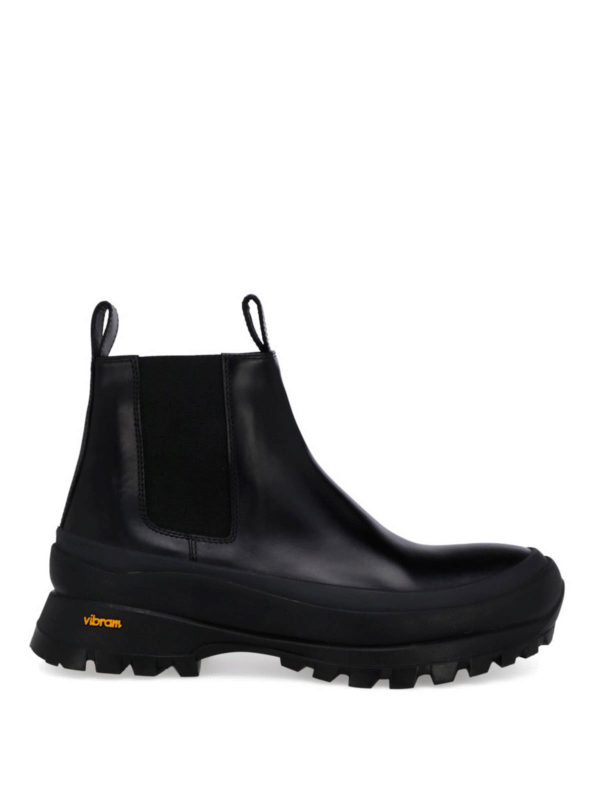 JIL SANDER: Bottines - Bottines - Noir