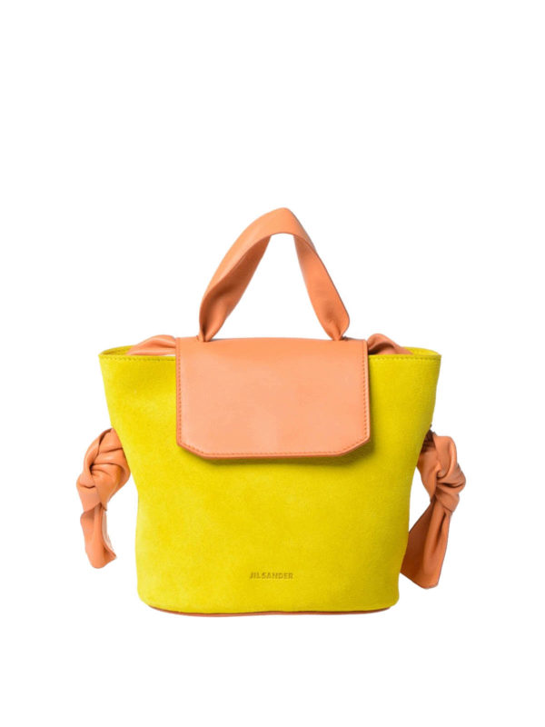 JIL SANDER: Bucket bags - Suede bucket bag