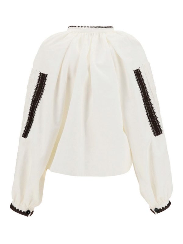 JIL SANDER: blouses online - Linen blouse