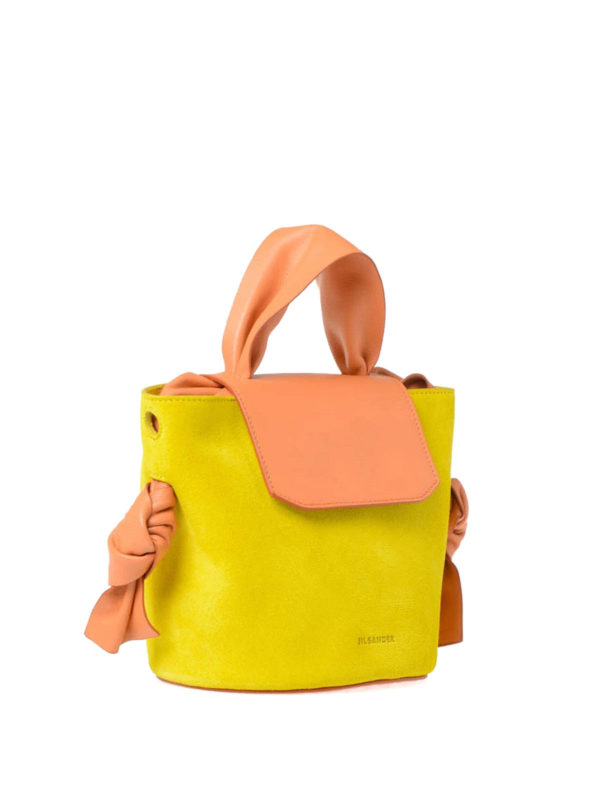 JIL SANDER: Bucket bags online - Suede bucket bag