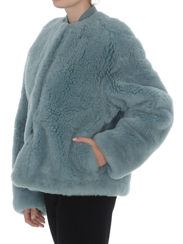 JIL SANDER: Fur & Shearling Coats online - Linus shearling jacket