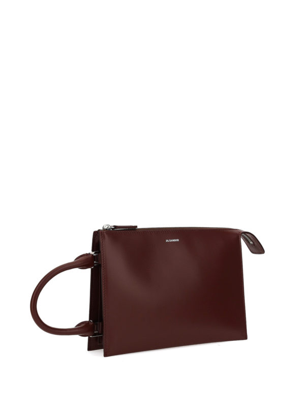 JIL SANDER: Handtaschen online - Shopper - Bordeaux