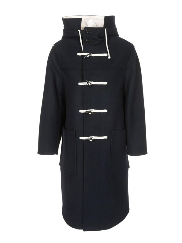 JIL SANDER: Parkas - Parka - Bleu