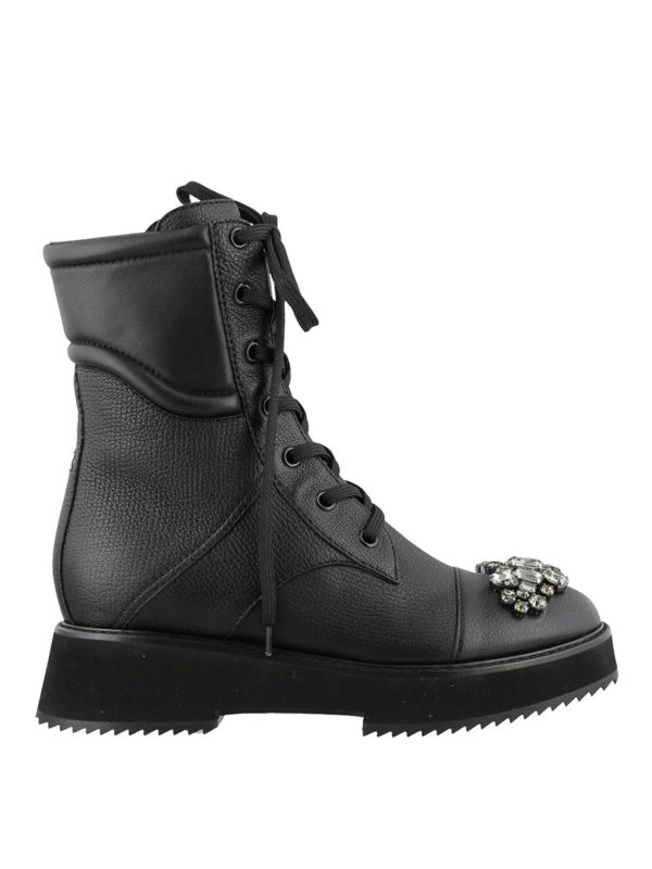 JIMMY CHOO: Stiefeletten - Stiefeletten - Schwarz