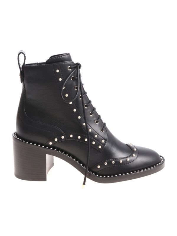 JIMMY CHOO: Bottines - Bottes - Noir