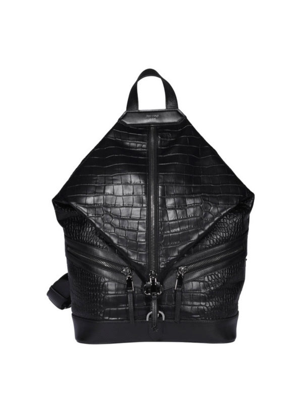 JIMMY CHOO: バックパック - バックパック - 黒