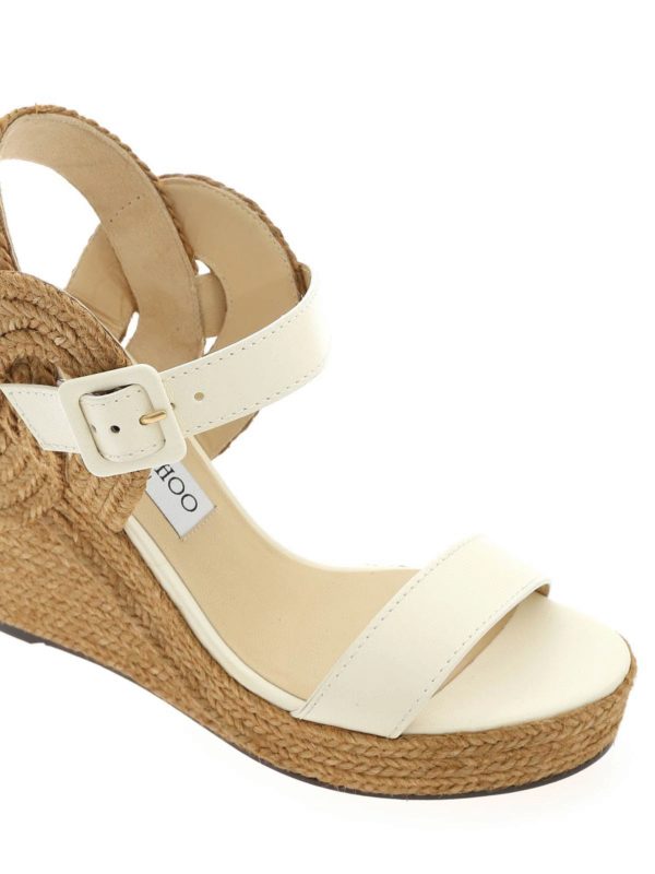 JIMMY CHOO buy online Delphi 100 wedges in white