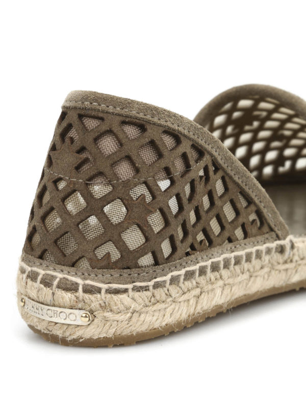 JIMMY CHOO buy online Dreya perforated suede espadrilles