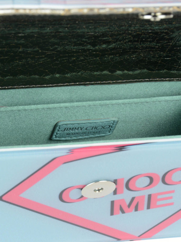 JIMMY CHOO buy online Clutch Candy - Hellblau