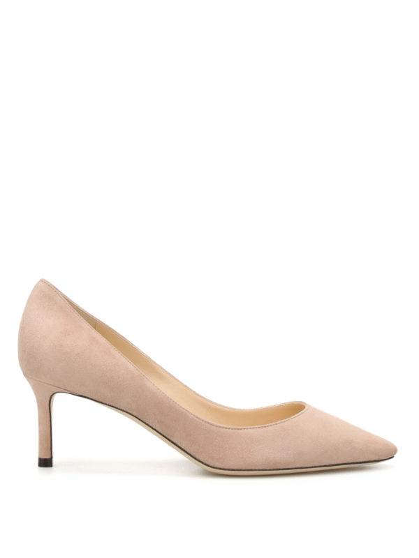 JIMMY CHOO: court shoes - Romy 60 suede pumps