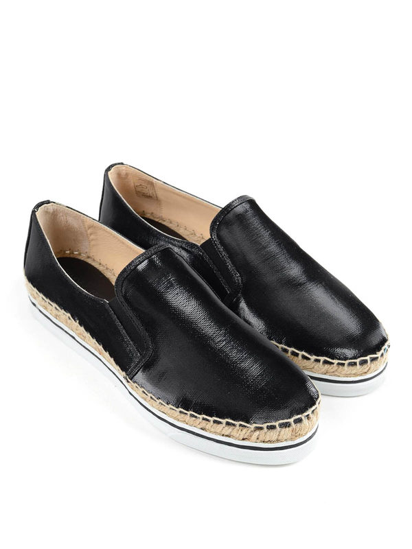 JIMMY CHOO: espadrilles - Dawn leather espadrilles