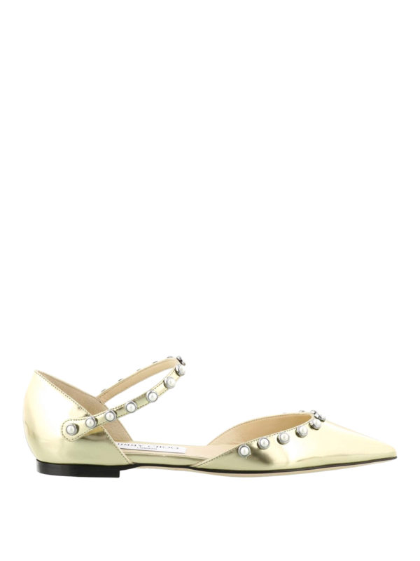靴 JIMMY CHOO LEEMA FLAT Jimmy Choo フラットシューズ - Leema | LEEMAFLATOPU