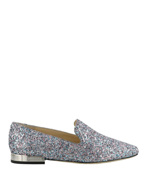 JIMMY CHOO: Mokassins und Slippers - Slippers - Hellblau