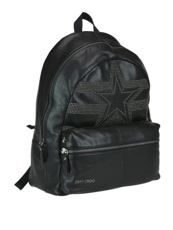 JIMMY CHOO: backpacks online - Reed star logo mini stud backpack