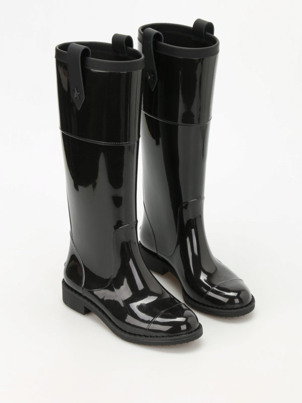 JIMMY CHOO: boots online - Edith Flat rain boots