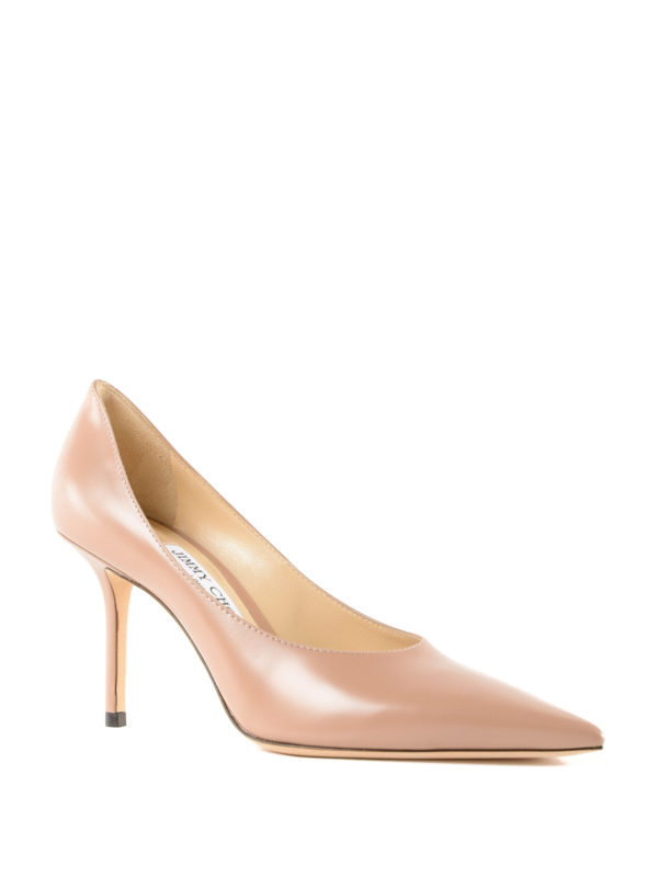 JIMMY CHOO: court shoes online - Ava 85 pink leather pumps