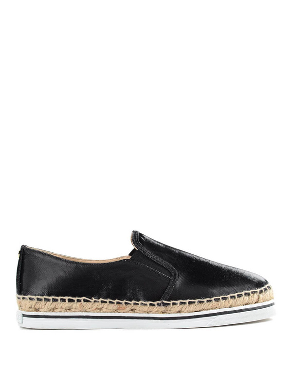 JIMMY CHOO: espadrilles online - Dawn leather espadrilles