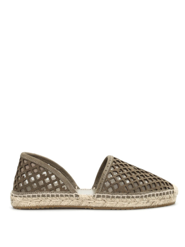 JIMMY CHOO: espadrilles online - Dreya perforated suede espadrilles