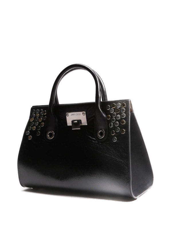 JIMMY CHOO: totes bags online - Riley studded tote