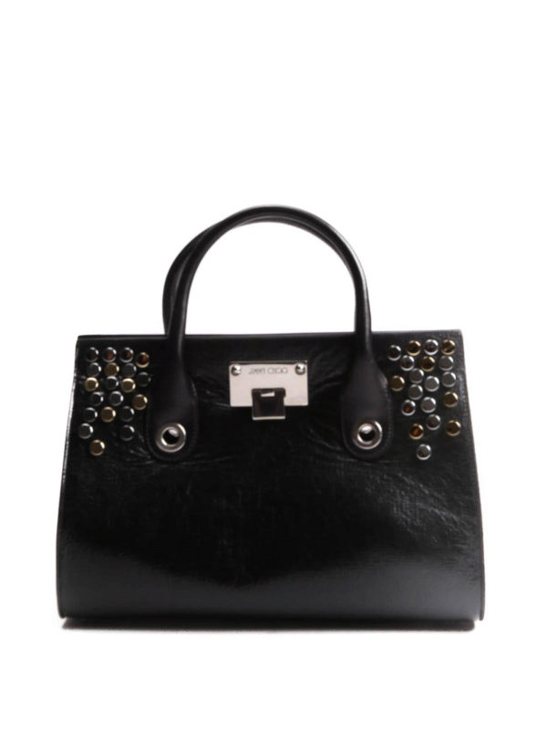 JIMMY CHOO: totes bags - Riley studded tote