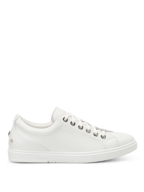 JIMMY CHOO: trainers - Cash low top leather sneakers
