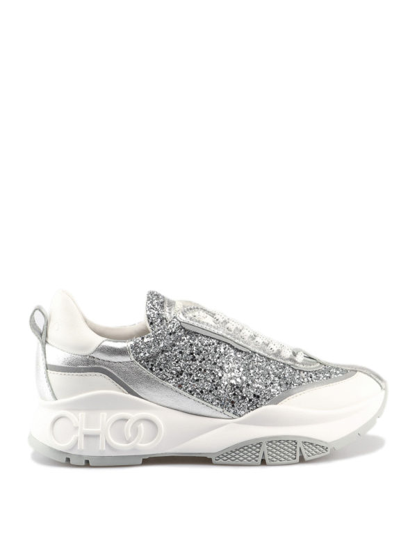JIMMY CHOO: Sneaker - Sneaker - Silber
