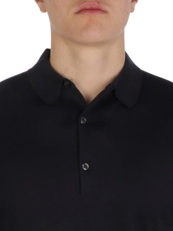JOHN SMEDLEY buy online Round collar cotton polo