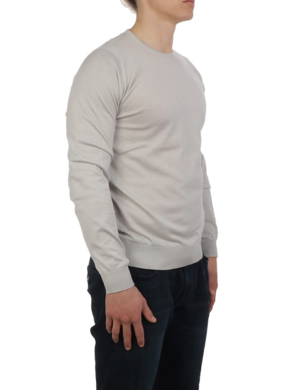 Crew necks John Smedley - Cotton crew neck sweater - HATFIELDCLOUD