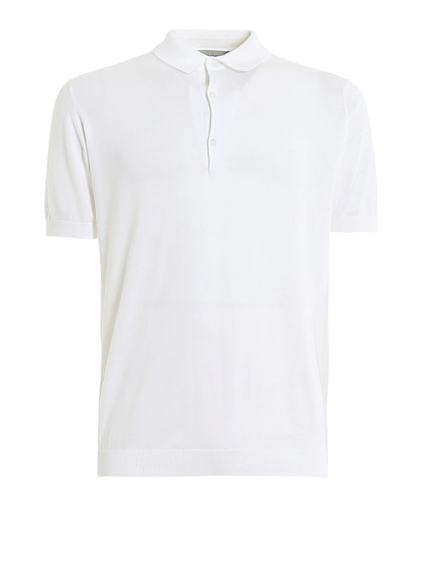JOHN SMEDLEY: polo shirts - Adrian cotton jersey polo
