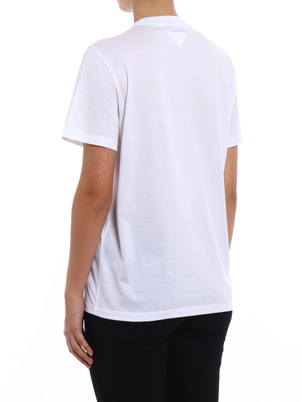 T-Shirt - Weiß shop online: PRADA