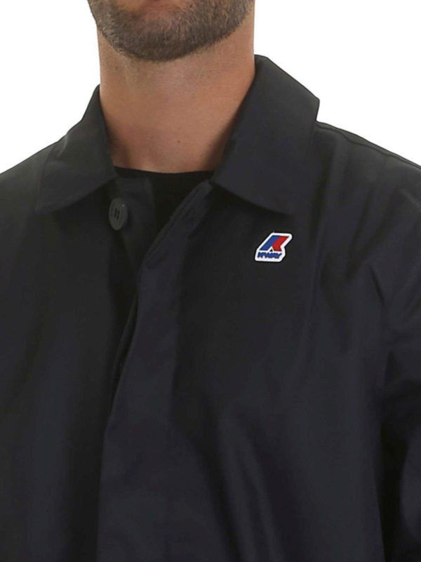K-way Benoit Ripstop Marmotta raincoat Blue Men K00A3A0K89