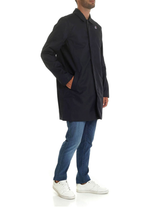 K-WAY: short coats online - Benoit Ripstop Marmotta raincoat