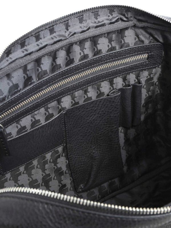 KARL LAGERFELD buy online Black bag with 3D logo