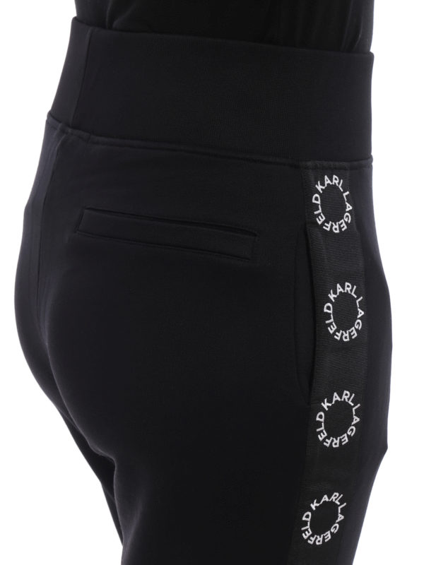 KARL LAGERFELD buy online High waist tracksuit bottoms