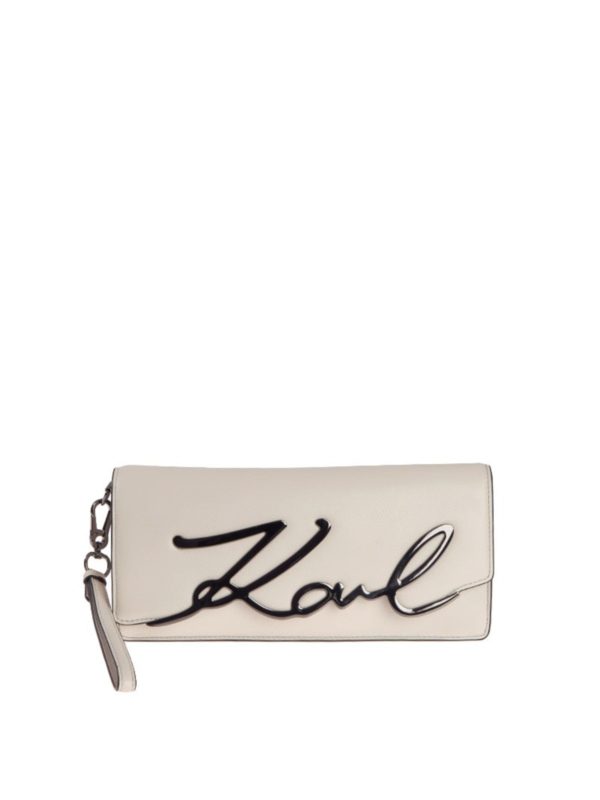 KARL LAGERFELD: clutches - Karl print clutch