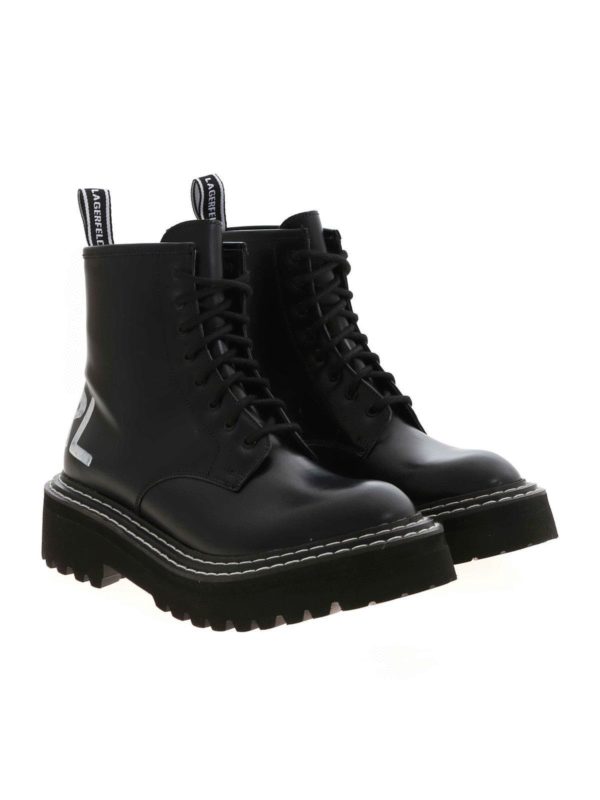 KARL LAGERFELD: ankle boots online - Patrol II ankle boots in black