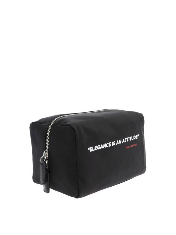 KARL LAGERFELD: Cases & Covers online - Karl Legend trousse in black