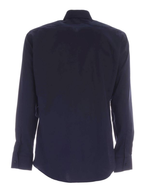 KARL LAGERFELD: shirts online - Signature logo shirt in blue