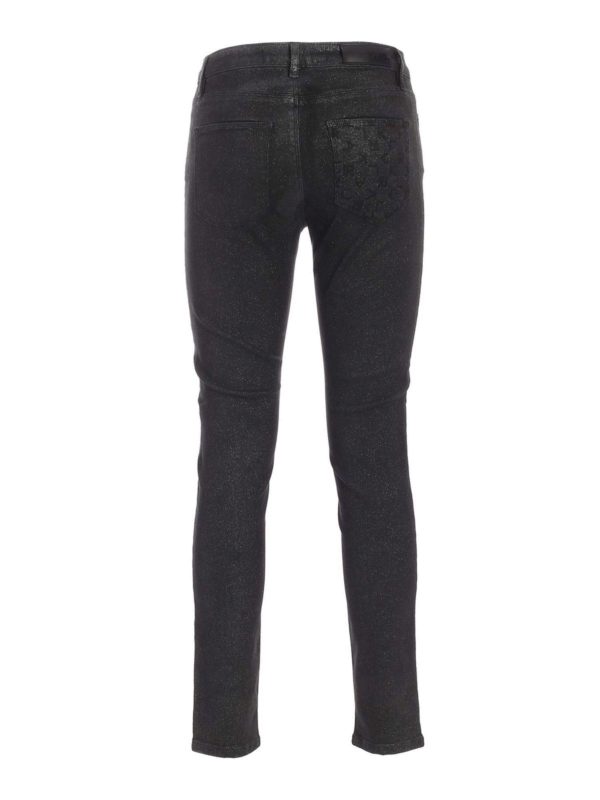KARL LAGERFELD: skinny jeans online - Sparkle skinny jeans in grey