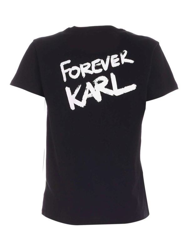KARL LAGERFELD: T-shirts online - T-Shirt - Noir