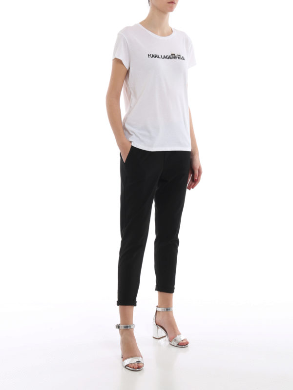 KARL LAGERFELD: T-shirts online - T-Shirt - Weiß