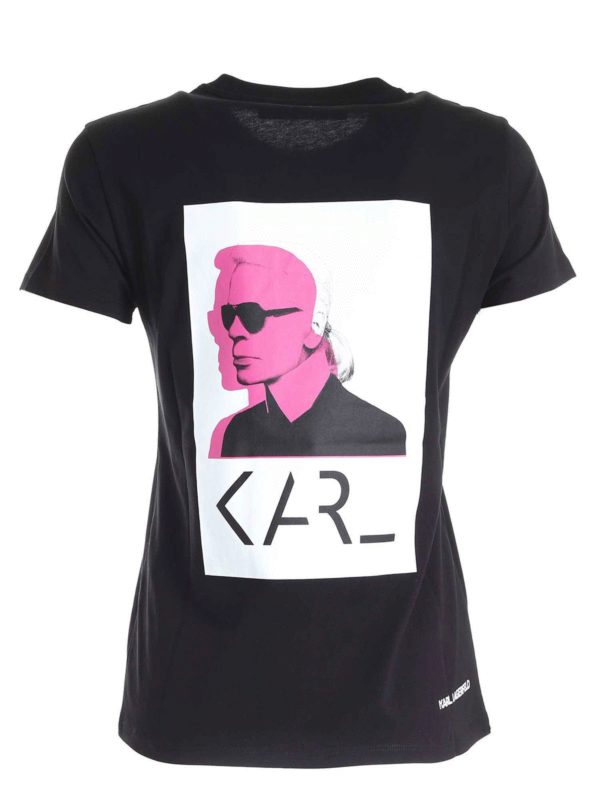 KARL LAGERFELD: T-shirts online - T-Shirt - Noir