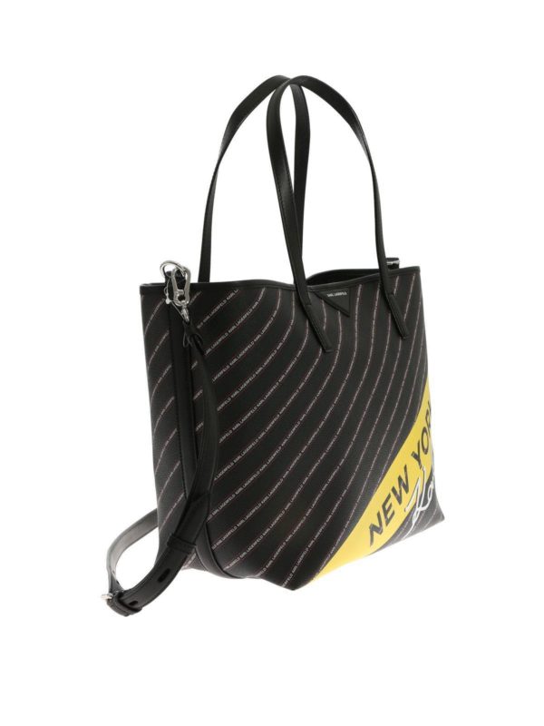 KARL LAGERFELD: Sacs à main online - Sac Cabas - Noir