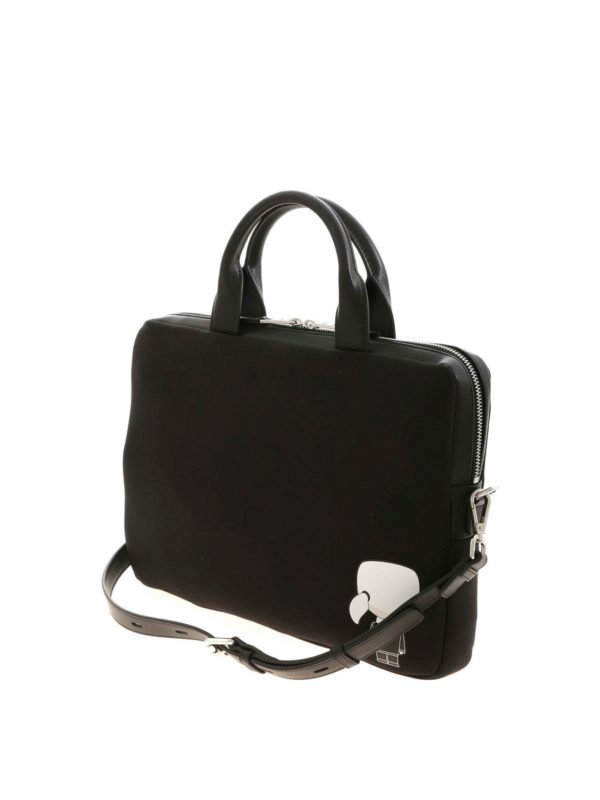 Totes bags Karl Lagerfeld - K/Ikonik Laptop handbag in black - 205W3242999