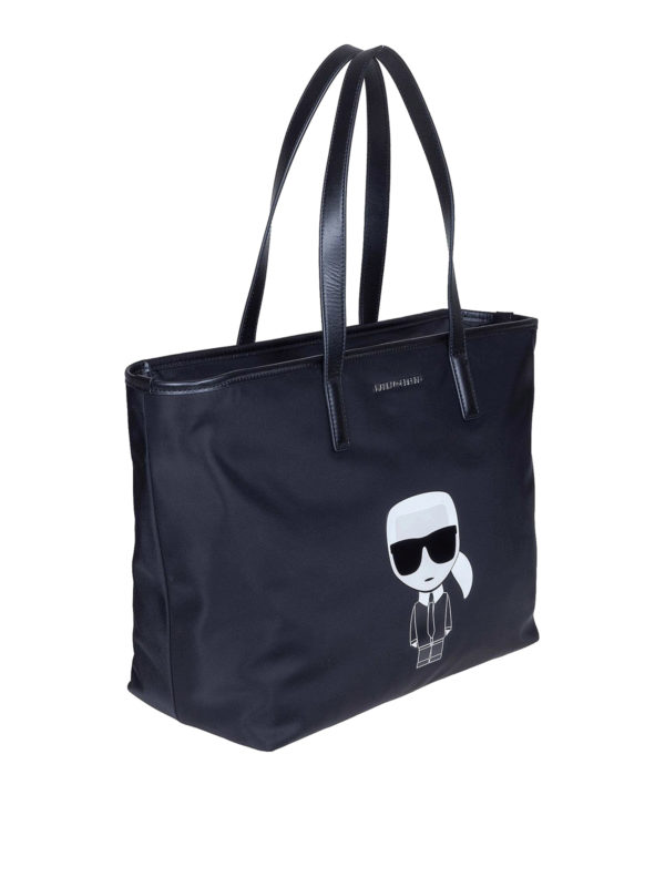 KARL LAGERFELD: totes bags online - K/Ikonik nylon tote bag