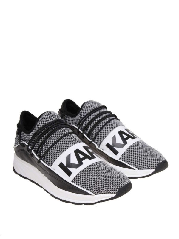 KARL LAGERFELD: trainers online - Black sneakers with Karl detail