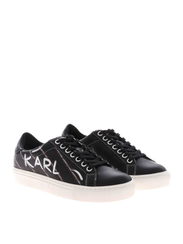 KARL LAGERFELD: trainers online - Kupsole Icon sneakers in black