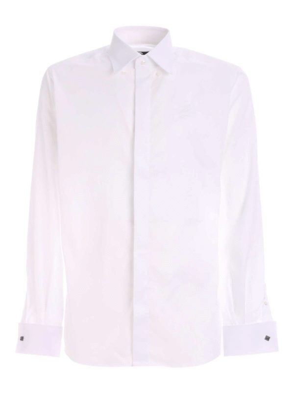 KARL LAGERFELD: シャツ - シャツ - 白